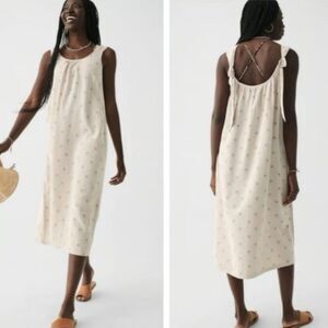 NWT Faherty Dream Cotton Gauze Sintra Dress in Tossed Palm Small